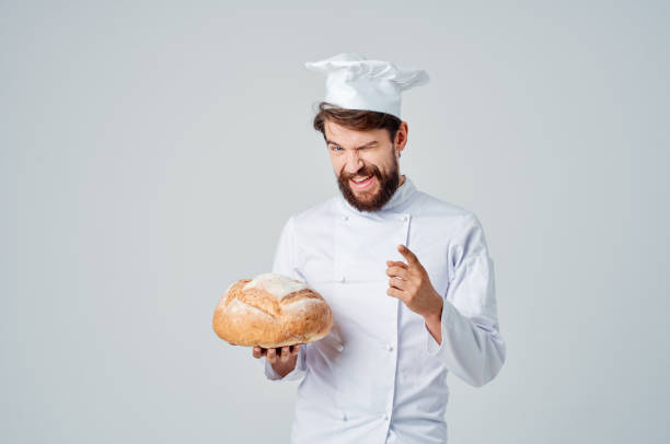 istock bearded man chef Cooking bakery Professional emotions 2152314042