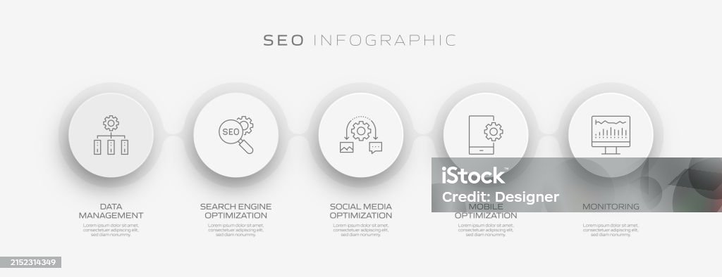 Seo Process Chart Seo Related Process Infographic Template Process Timeline Chart ...