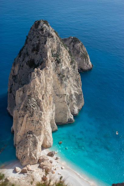 istock Rocky mountain in the sea 2152314427