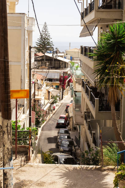 istock Street in old town Greece 2152315563