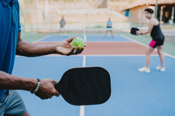 istock Group of people playing pickleball 2152316662