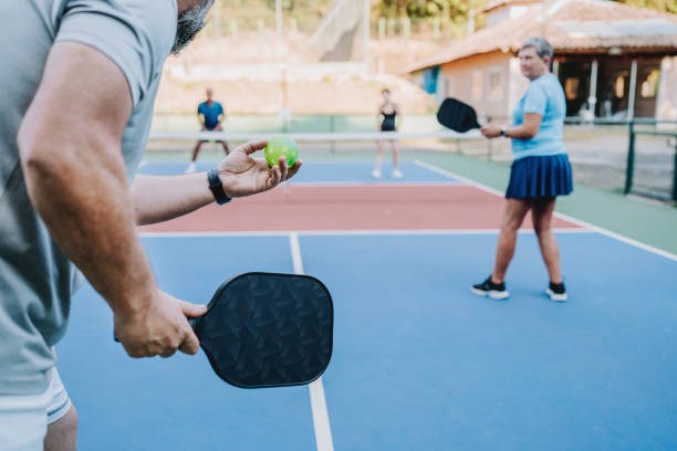 istock Group of people playing pickleball 2152316668
