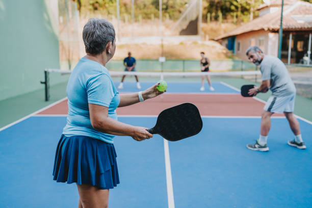 istock Group of people playing pickleball 2152316704