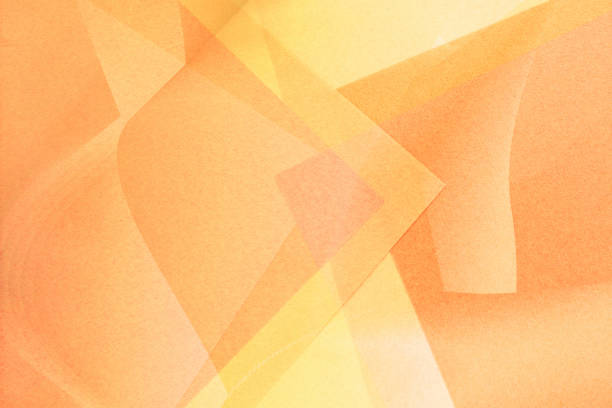 istock Japanese orange paper texture. natural canvas abstract. geometric wave pattern. retro styled illustration. 2152317291