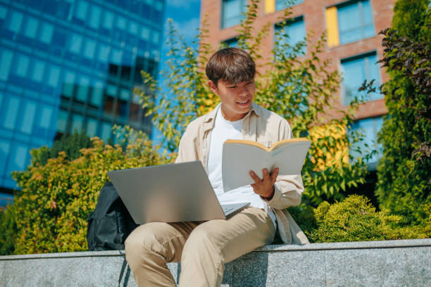 istock Learning Under Open Skies The Enlightened Student Asian Korean Retreat 2152318304