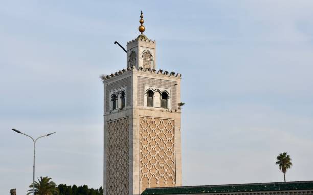 istock Kasbah Mosque Minaret with Partly Cloudy Sky, Tunis 2152319463