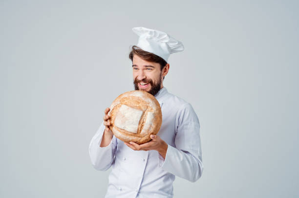 istock bearded man chef restaurant provision of services light background 2152321568