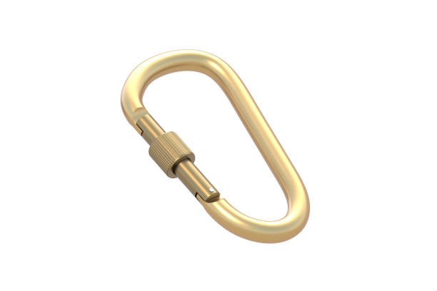 istock Golden carabine isolated on white background. 3d render 2152336731