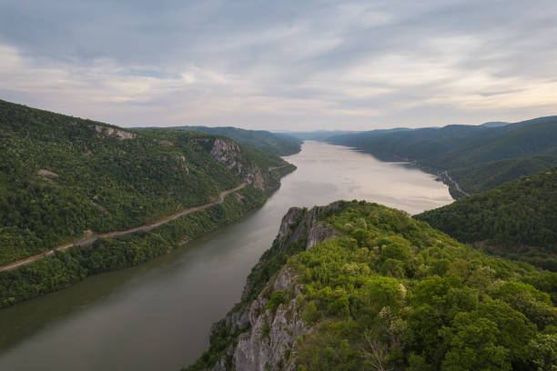 istock Aerial summer landscape above the Danube Gorge 2152337655
