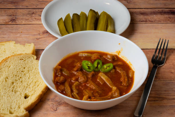 istock Hungarian traditional food - tripe stew 2152338391