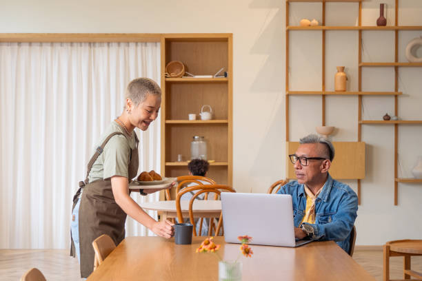 istock Restaurant's owner meeting with employee 2152343727