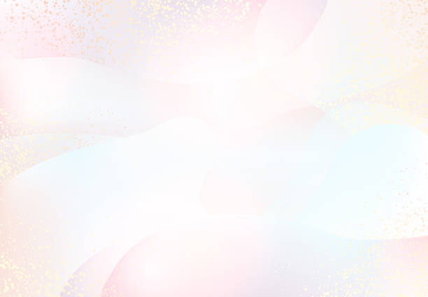 istock Pastel mesh gradient vector design card. Pink and gold watercolor style background. Minimalist web blog template 2152344741