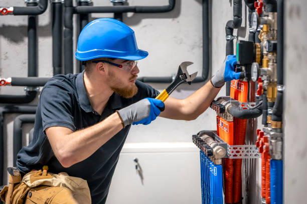 istock The technician checking the heating system in the boiler room. 2152344964