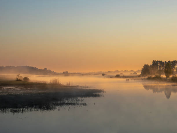 istock Beautiful landscape panorama at sunrise, Poland 2152362092