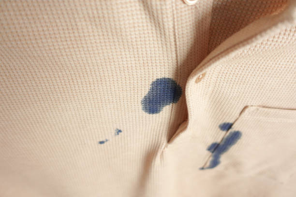 istock shirt with blue ink stain . 2152365048