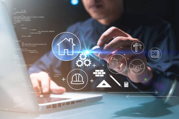 istock Male engineer using technology to analyze real estate business data Suppliers and funding sources 2152368916