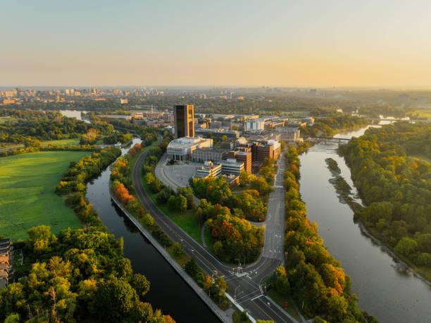 istock Aerial video of Carleton University,Ottawa Canada 2152372491
