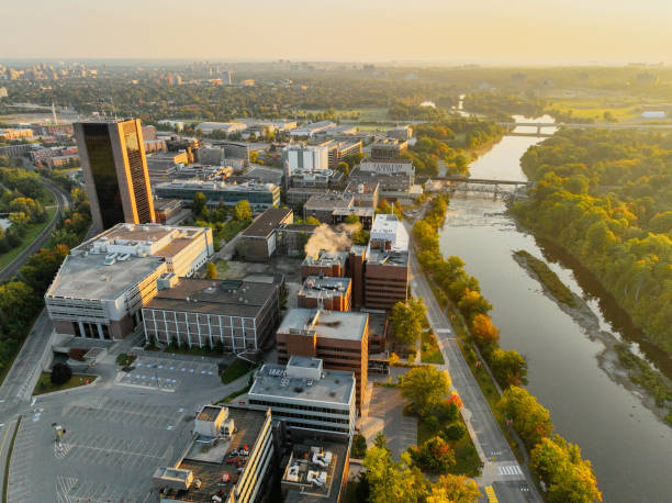 istock Aerial video of Carleton University,Ottawa Canada 2152372531