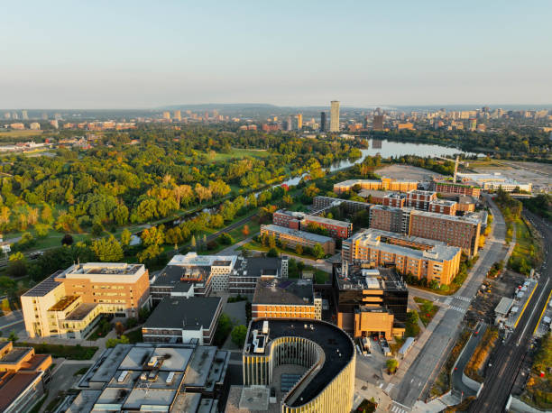 istock Aerial video of Carleton University,Ottawa Canada 2152372544