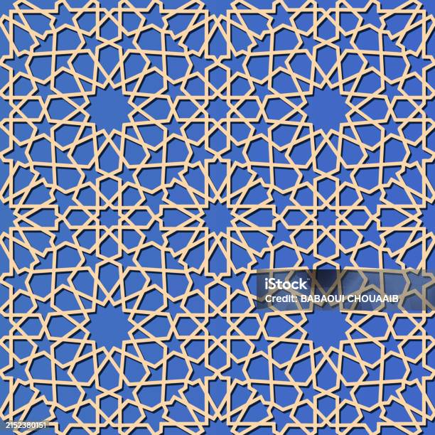 Moroccan Geometric Pattern Simple Abstract Geometric Moroccan And Islamic Pattern Background Stock ...
