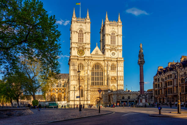 istock Westminster Abbey at sunset, London, UK 2152384751