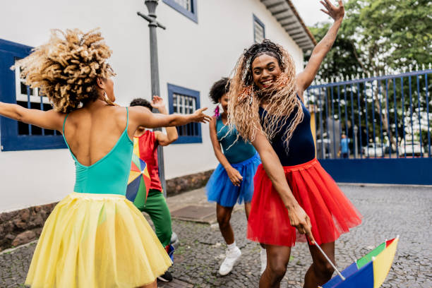 istock Frevo dancers dancing in Brazil 2152386411