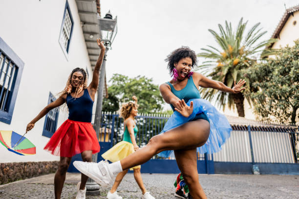 istock Frevo dancers dancing in Brazil 2152386419