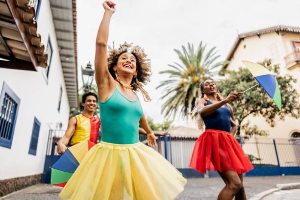 istock Frevo dancers dancing in Brazil 2152386423