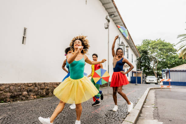 istock Frevo dancers dancing in Brazil 2152386426