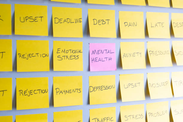 istock Mental Health Sticky Note on Wall 2152387967