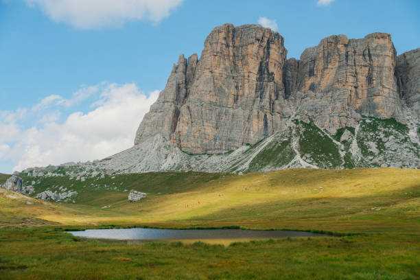 istock Lago delle Baste in Dolomites in summer 2152393411
