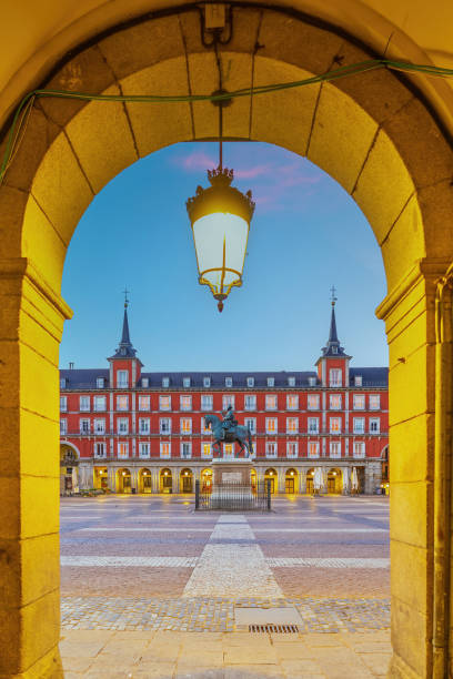 istock Old town Madrid, Spain's Plaza Mayor 2152396622