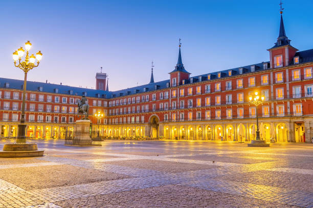 istock Old town Madrid, Spain's Plaza Mayor 2152396631