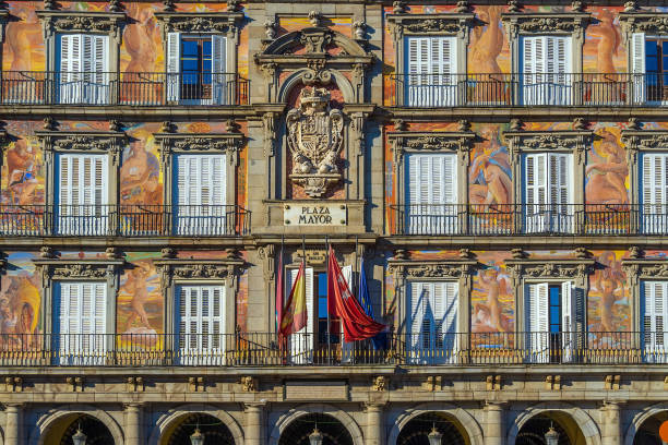 istock Old town Madrid, Spain's Plaza Mayor 2152396641