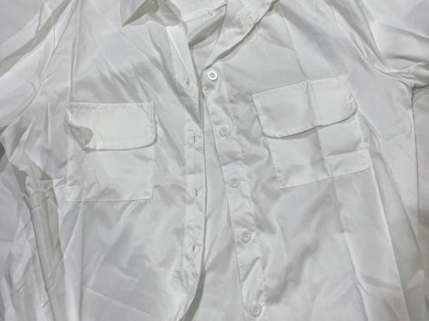 istock a photography of a white shirt with a button down collar. 2152405437