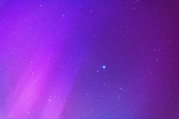 Lots of stars amongst the northern lights