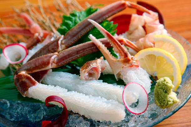 istock Live snow crab sashimi from Hokkaido 2152427201