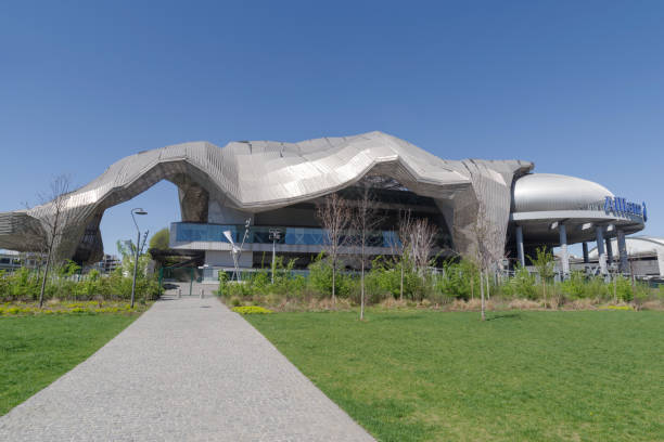 Kish, Iran- August 23, 2009: Kish Island is the only Free Trade Zone and holiday resort in Persian Gulf of Iran. Here is the international terminal of Kish Airport.