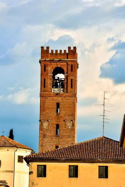 istock A tall brick tower with a bell on top 2152440529