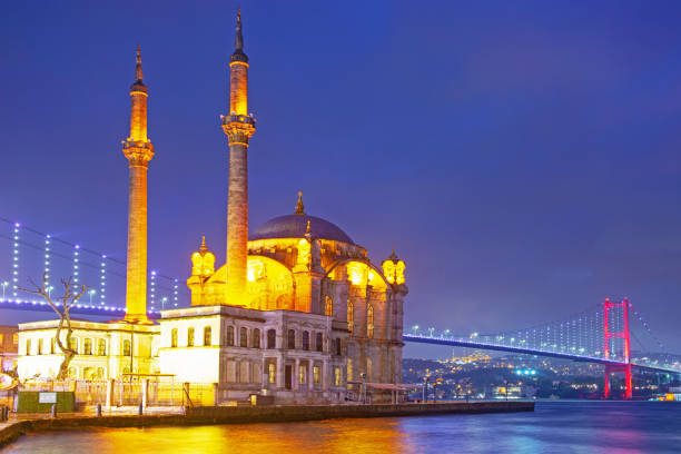 istock Ortakoy Mosque and Bosphorus bridge 2152443630