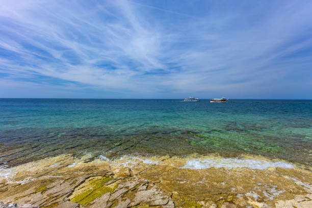 Rest on the Adriatic Sea, May weekend in Croatia, visiting Rovinj on the Istrian Peninsula
