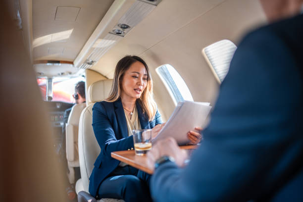 istock Asian Business Leaders in Airborne Office 2152453285