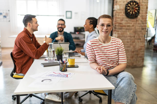 istock Businesswoman in the modern office 2152454875
