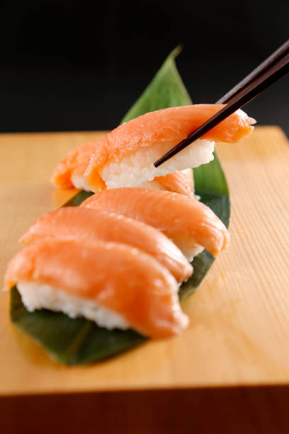 istock Hokkaido salmon n sushi 2152458905