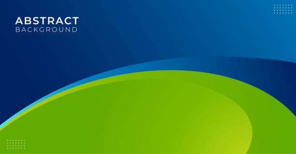 nowoczesne niebieskie i zielone abstrakcyjne tło, baner. płynny i futurystyczny design. szablon wektorowy - sozotechnika stock illustrations
