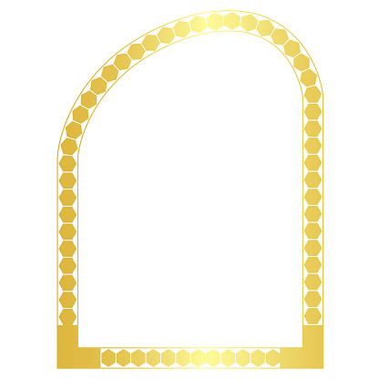 Round Rampant Arch Frame Polygon Shape Window Door Architectural Arch ...