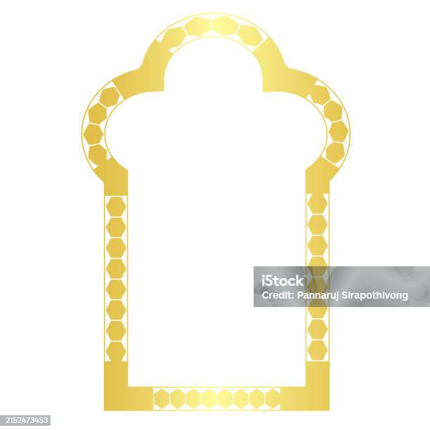 Trefoil Archthree Frame Polygon Shape Window Door Architectural Arch ...