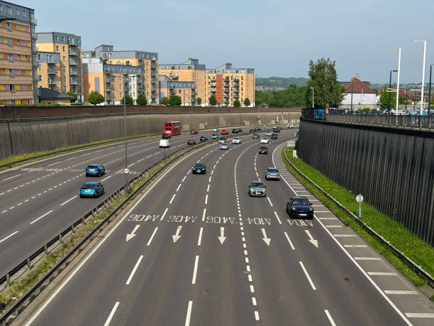 istock Traffic on the A406 in London 2152478416