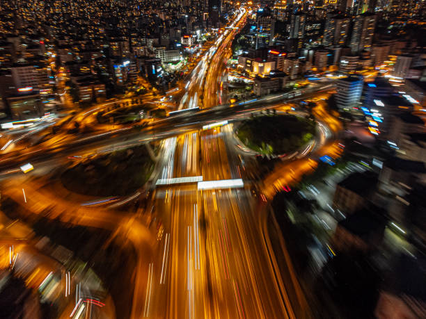istock Aerial view of traffic 2152479271
