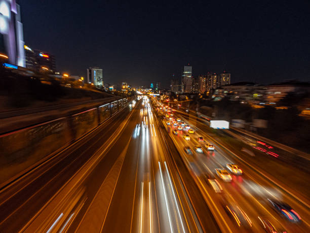 istock Aerial view of traffic 2152479321